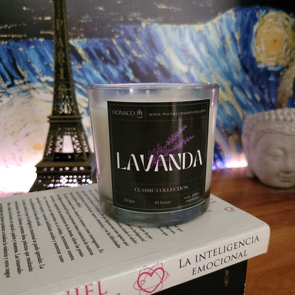 Vela de Soja - Lavanda - Classic Collection